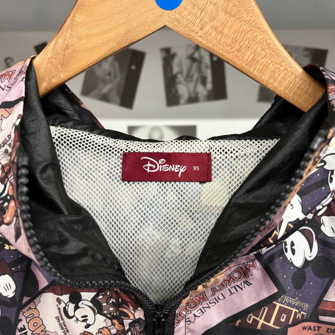 (M) 디즈니 올드 무비 포스터 프린팅 바람막이 자켓 상품이미지4