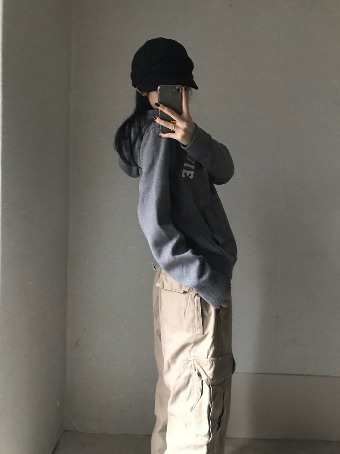 아베크롬비 그레이 후드티 상품이미지4