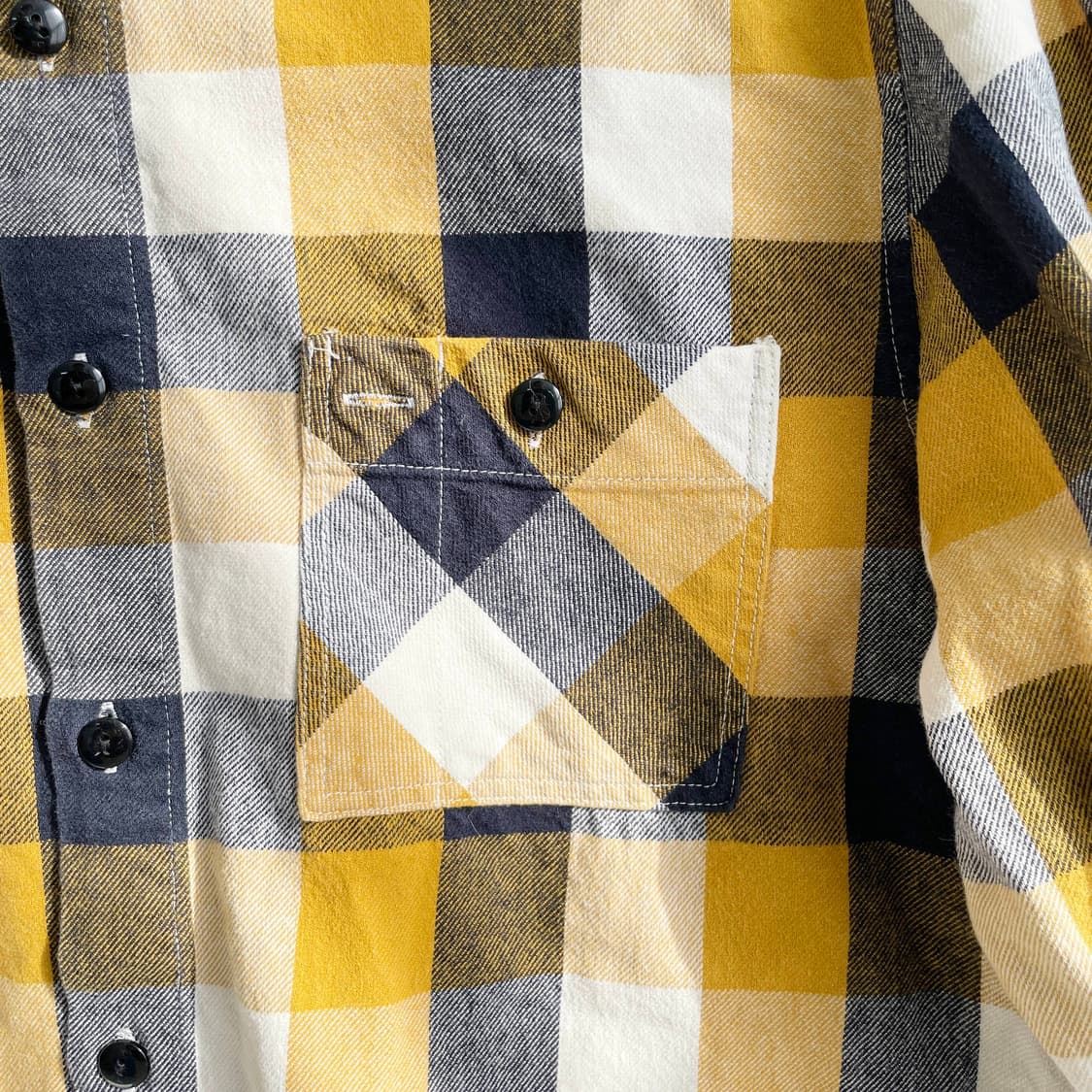 C2 커버낫 웨스턴 투 포켓 체크 셔츠 95사이즈 상품이미지5