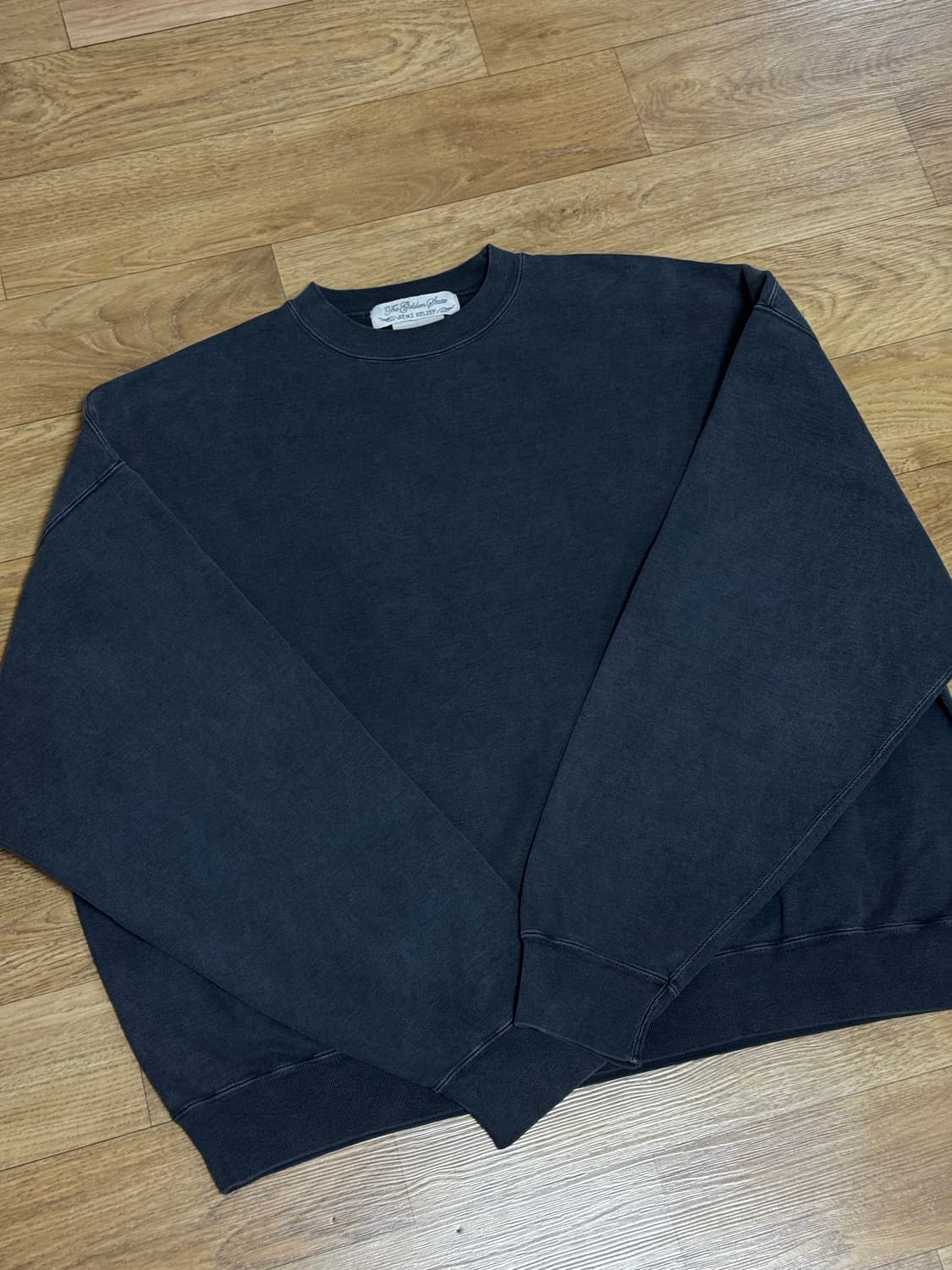 [L] 레미릴리프 Sp Fleece Big Size Crew 스웻 블랙 상품이미지4