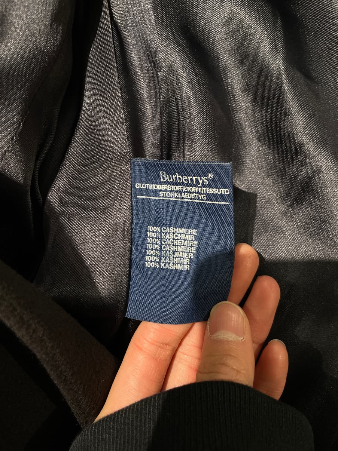 버버리 다크 버건디 클래식 캐시미어 코트 상품이미지9