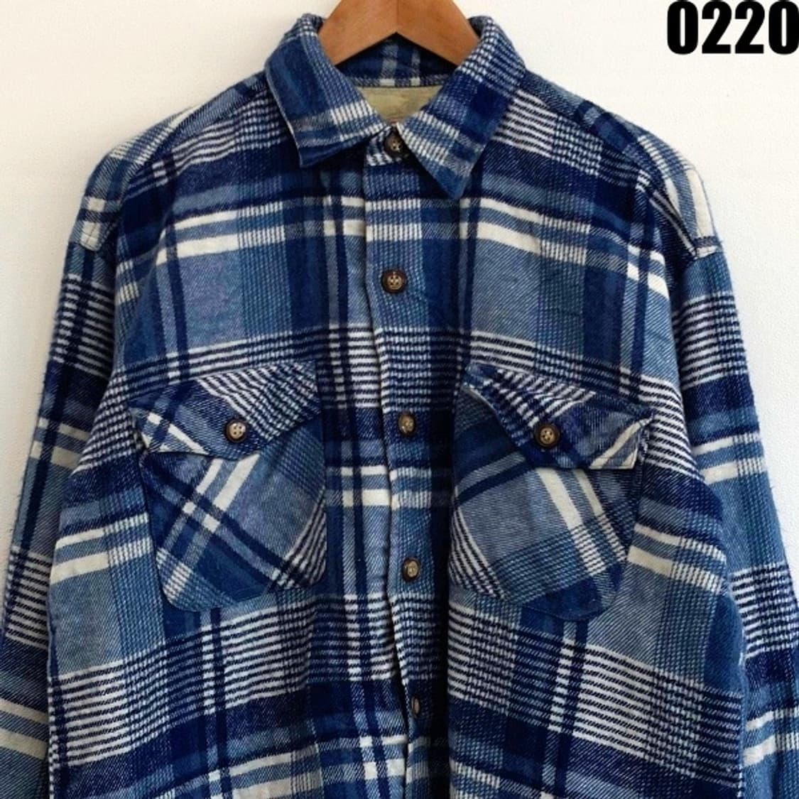  빈티지 아메리칸베이직 셔츠 남방 자켓 M 0220  상품이미지2