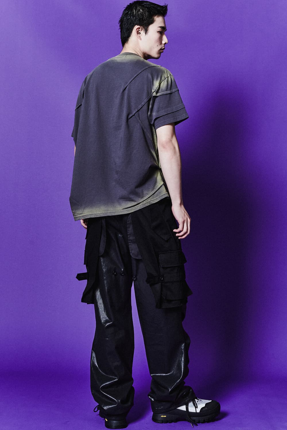 앤더슨벨 초회판 마드로 그라이언트 티셔츠 XL 상품이미지4