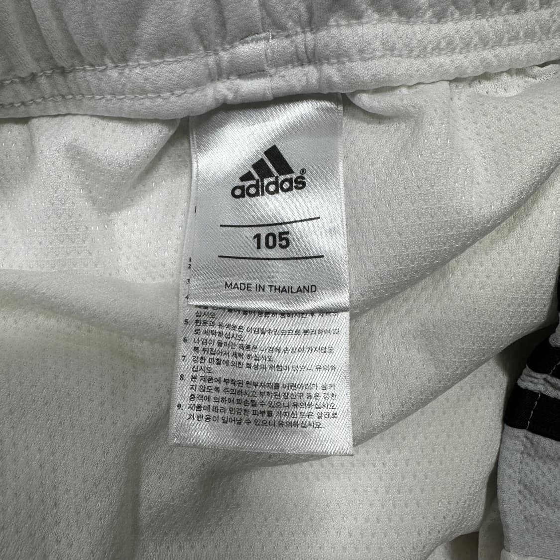 ✨ (바배) 아디다스 라이트 그레이 배색 삼선 쇼츠 팬츠 상품이미지4