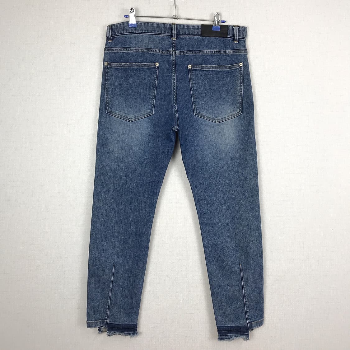 시스템 옴므 밑단 컷팅 청바지 데님 팬츠 남성82 상품이미지6