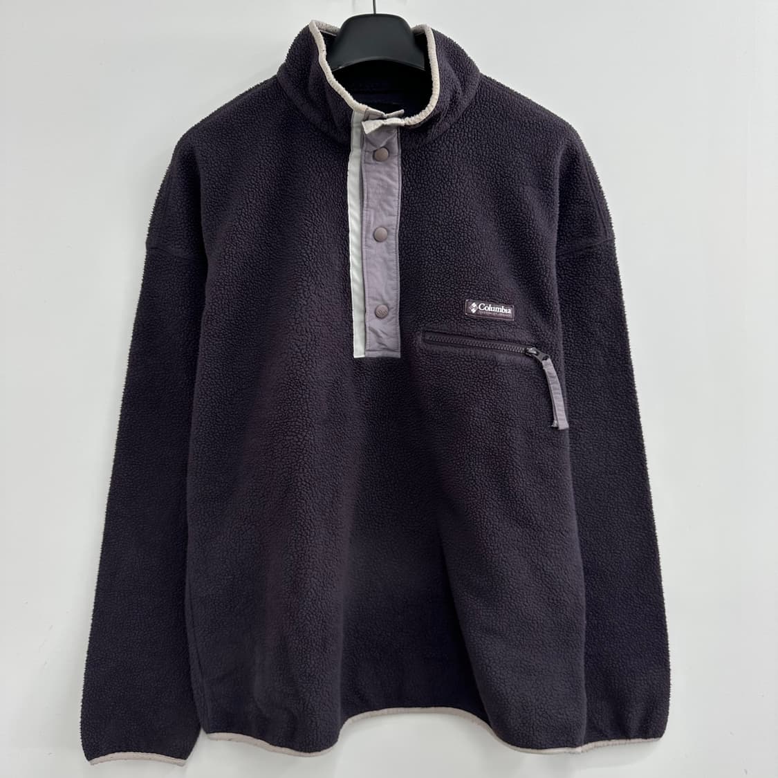 100 컬럼비아 남자 양털 뽀글이 루즈핏 아노락 상품이미지1