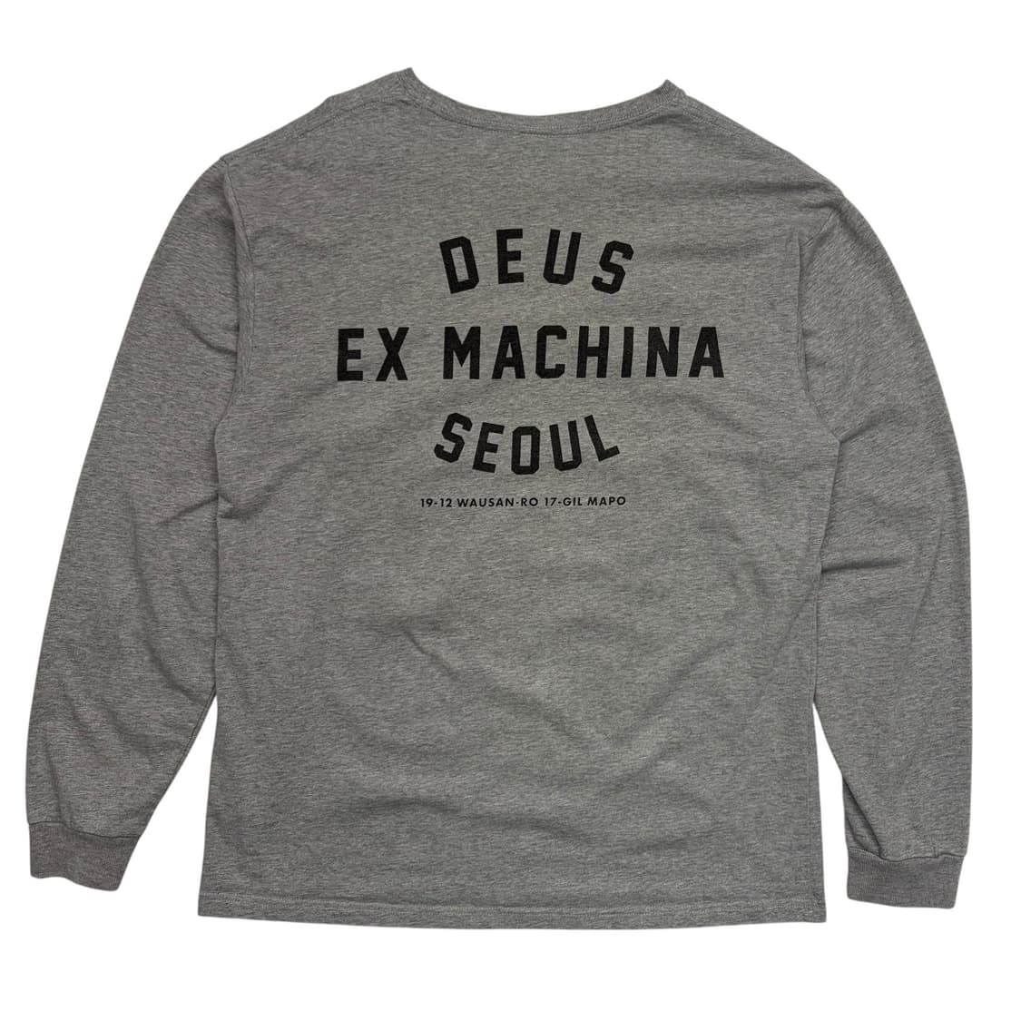 데우스 엑스 마키나 서울 컬리지 그레이 롱슬리브 L 상품이미지1
