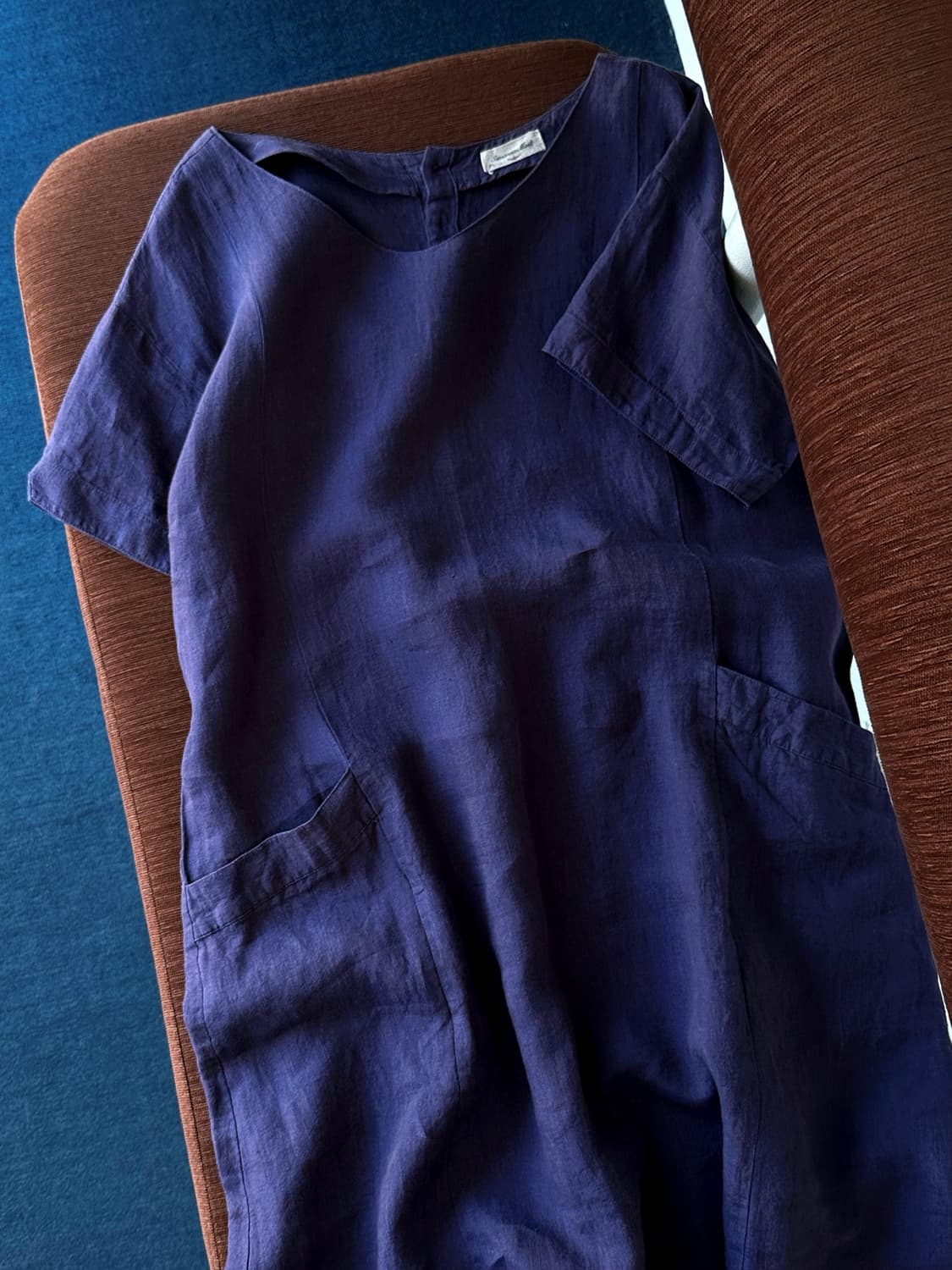 Linen wide design onepiece 상품이미지7