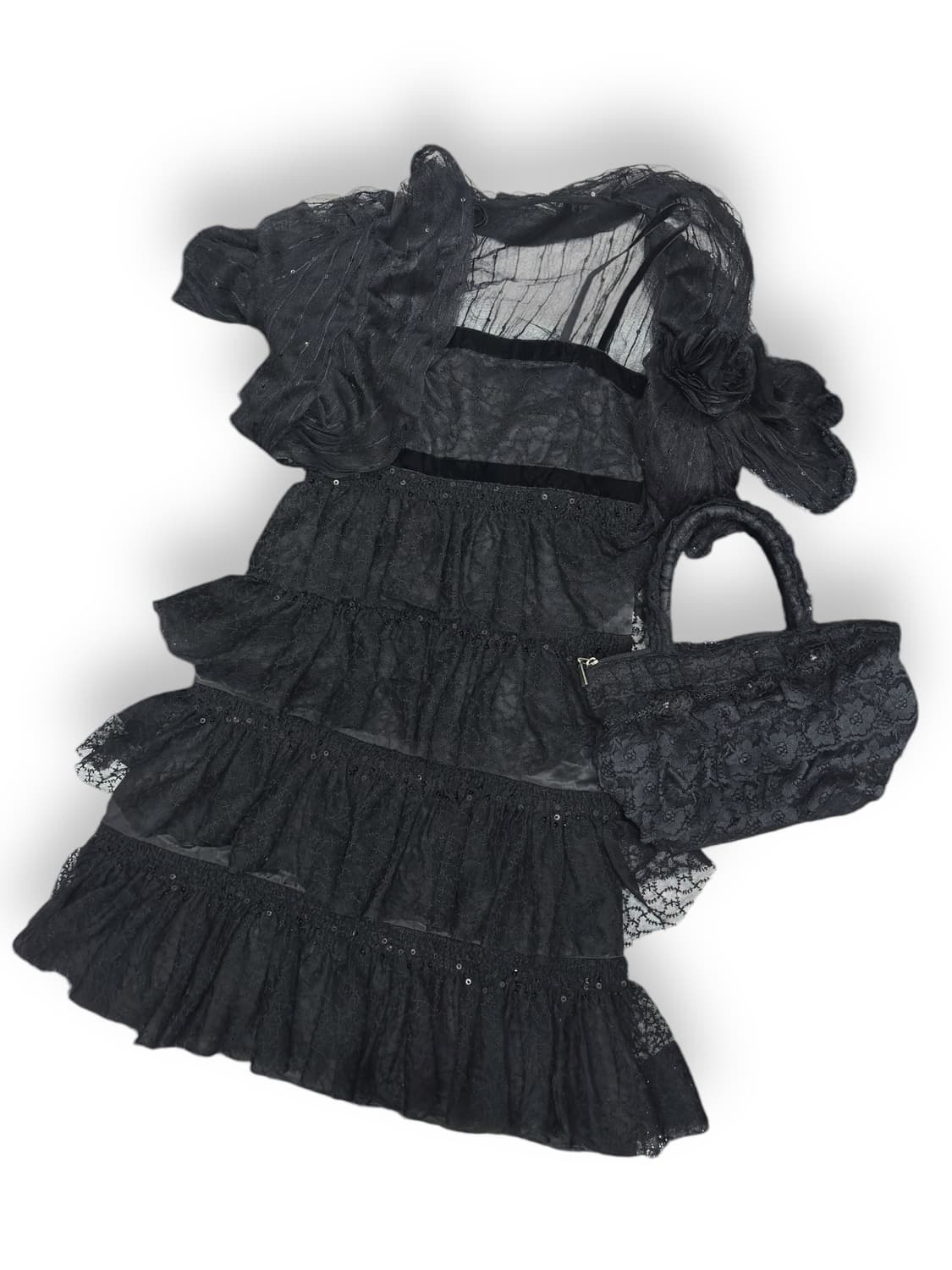 Gothic Cosage Cardigan Black 상품이미지5