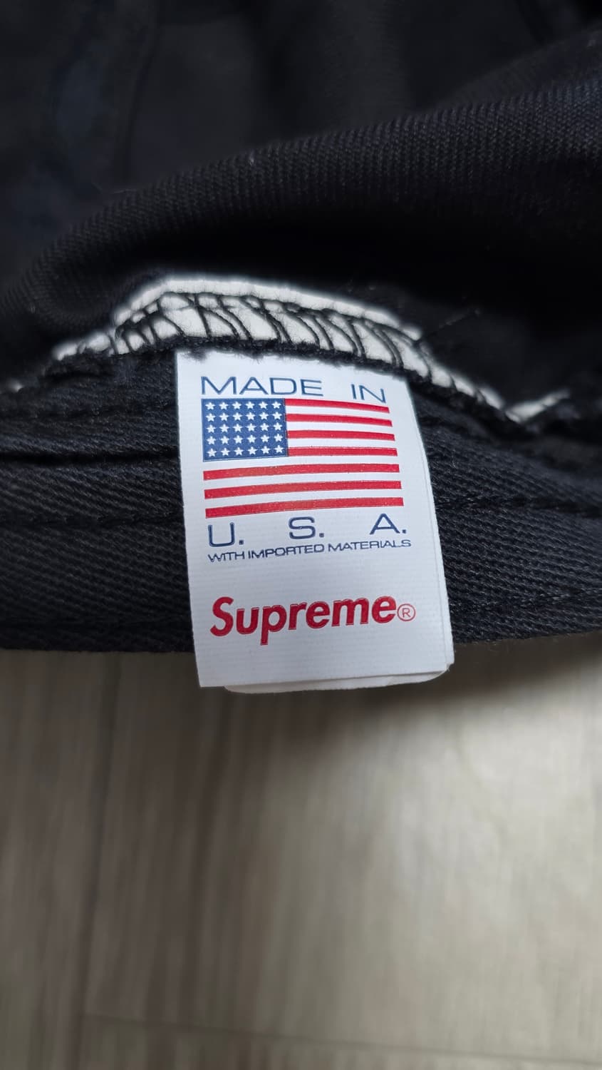 슈프림 캠프캡 블랙 모자 팝니다 상품이미지3