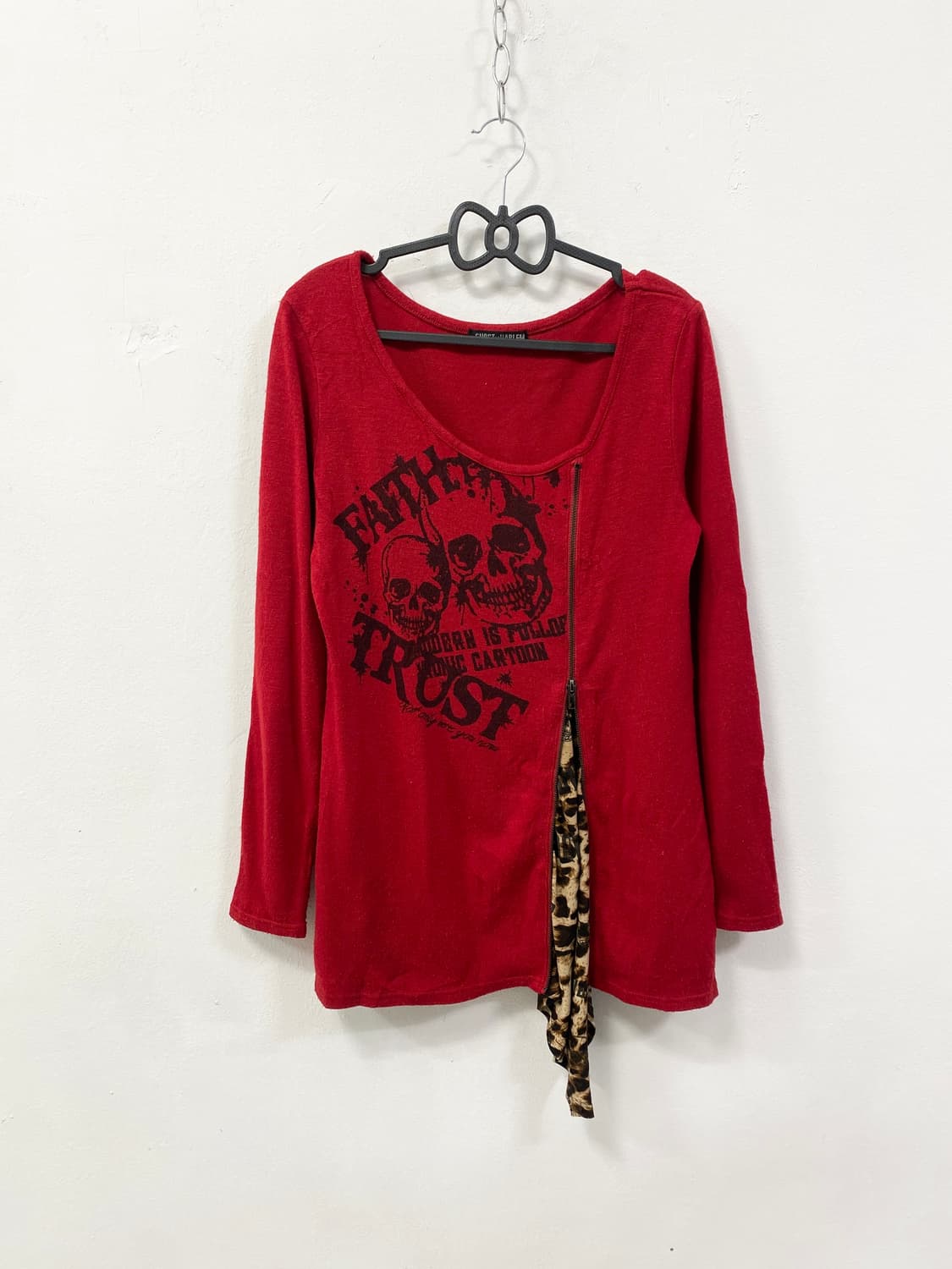 [GHOST OF HARLEM] 고스트 오브 할렘 갸루 레오파드 니트 상품이미지5