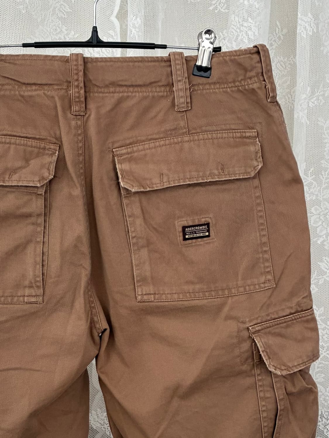 34) 아베크롬비 카고 버뮤다 반바지 브라운 상품이미지4