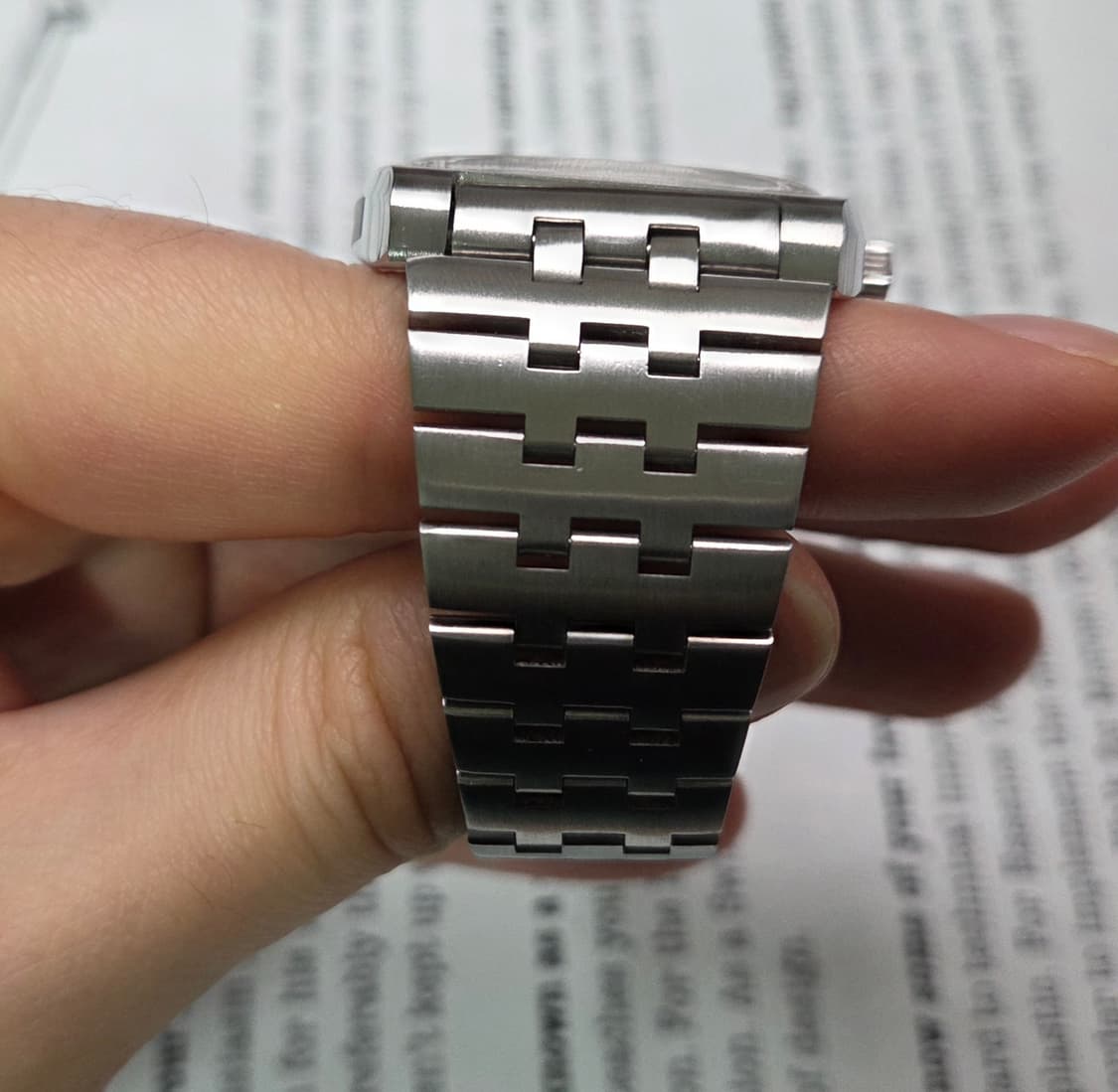 레어] 빈티지 오메가 제네브 테레비 점보 블랙판 데이데이트 브레이슬릿 v 상품이미지7