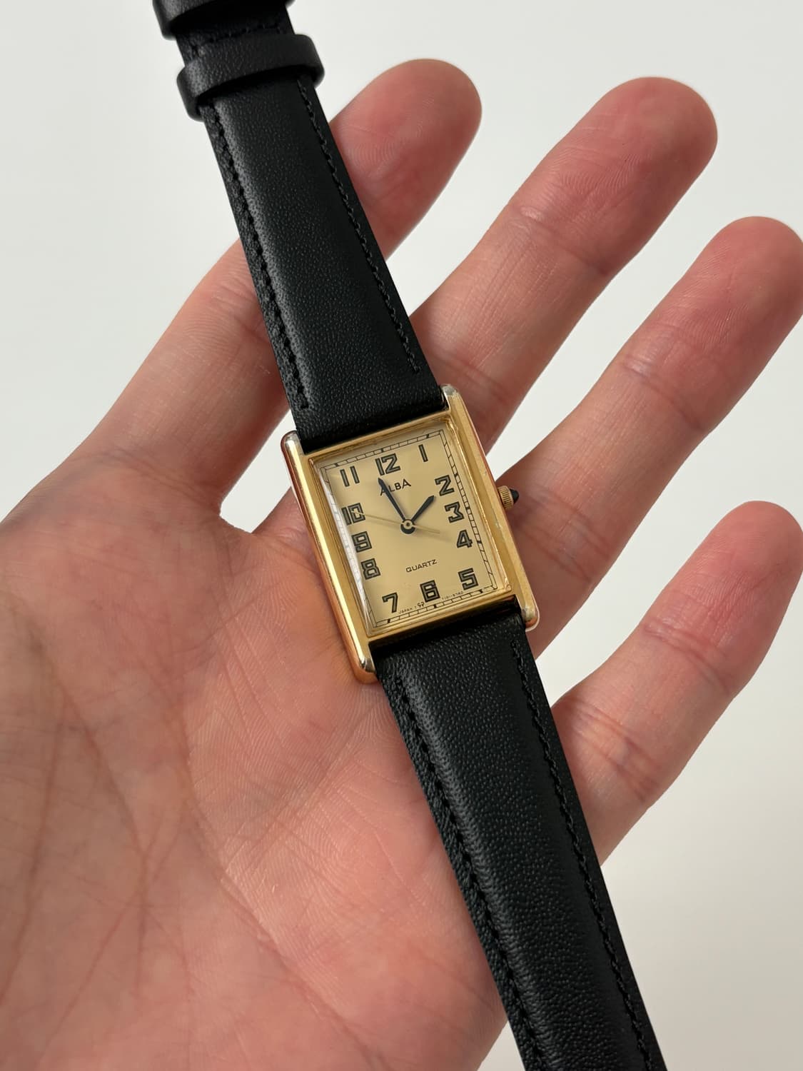 ALBA- 90s arabic index gold tank quartz  상품이미지2
