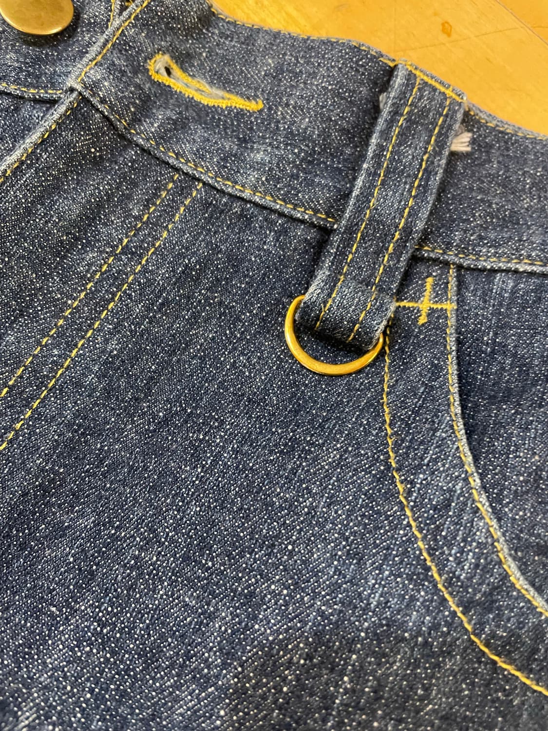 빈티지 데님진 청바지 체인스티치 진 상품이미지5