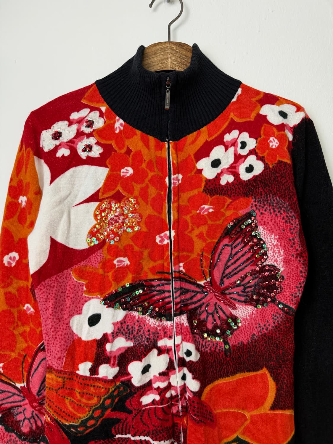 CUSTO BARCELONA 시퀸 니트 집업 상품이미지2