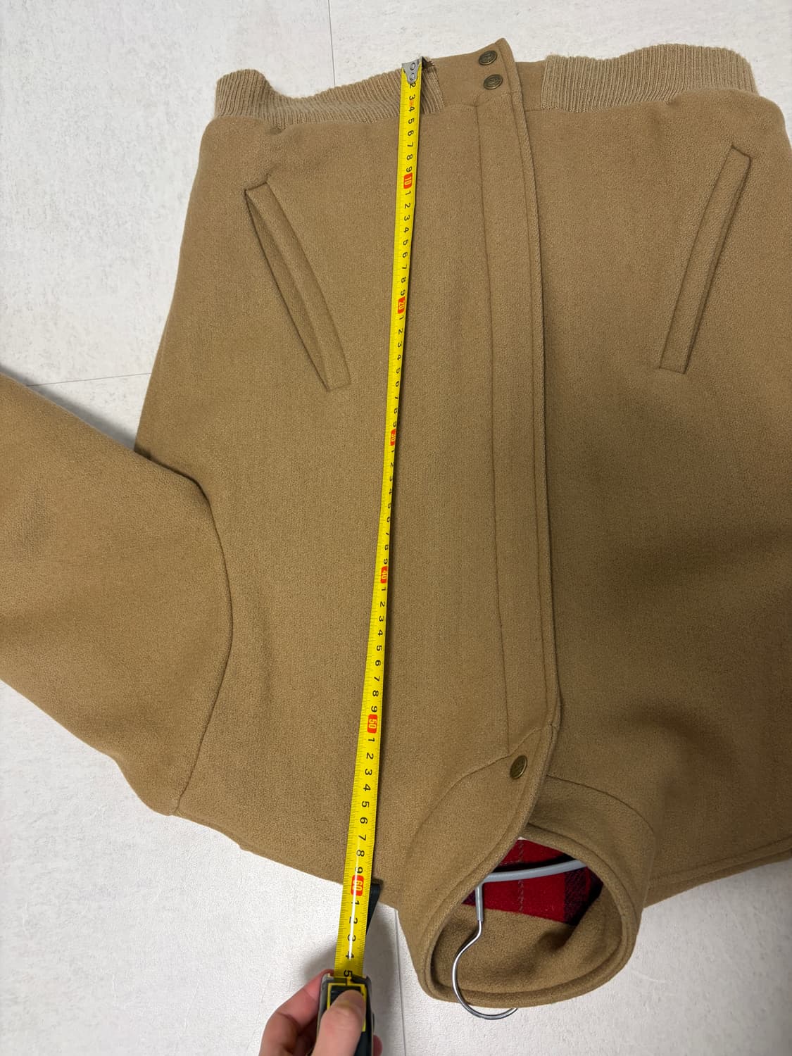 [M]빈티지 엘엘빈 멜튼 울 봄버 상품이미지5