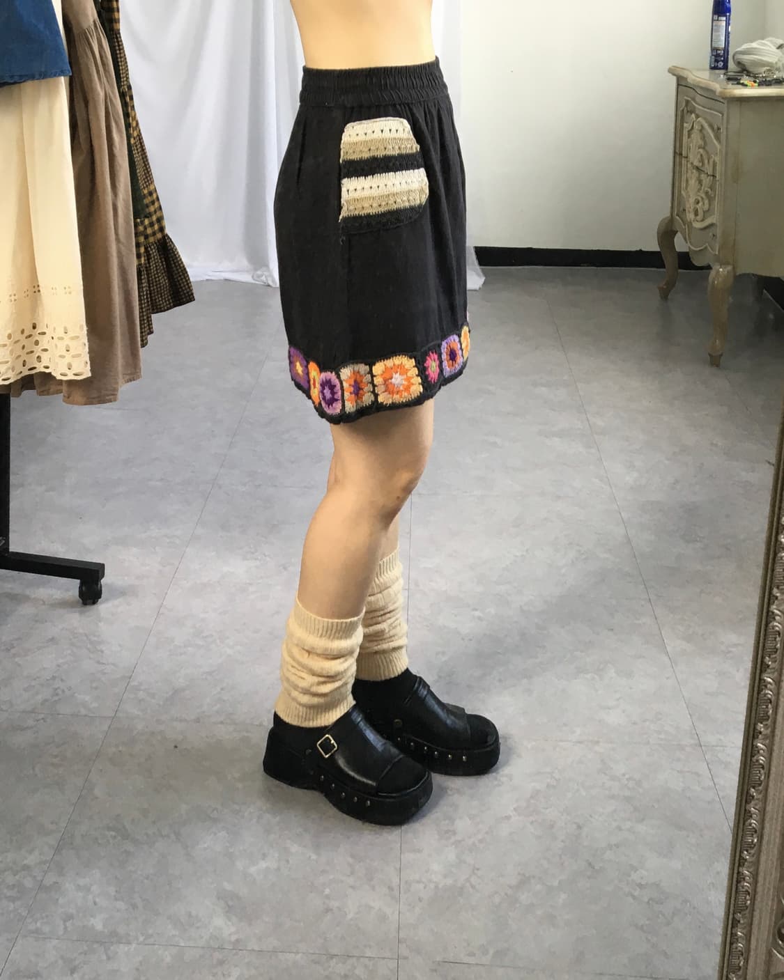 Ethnic mood mini skirt 상품이미지5
