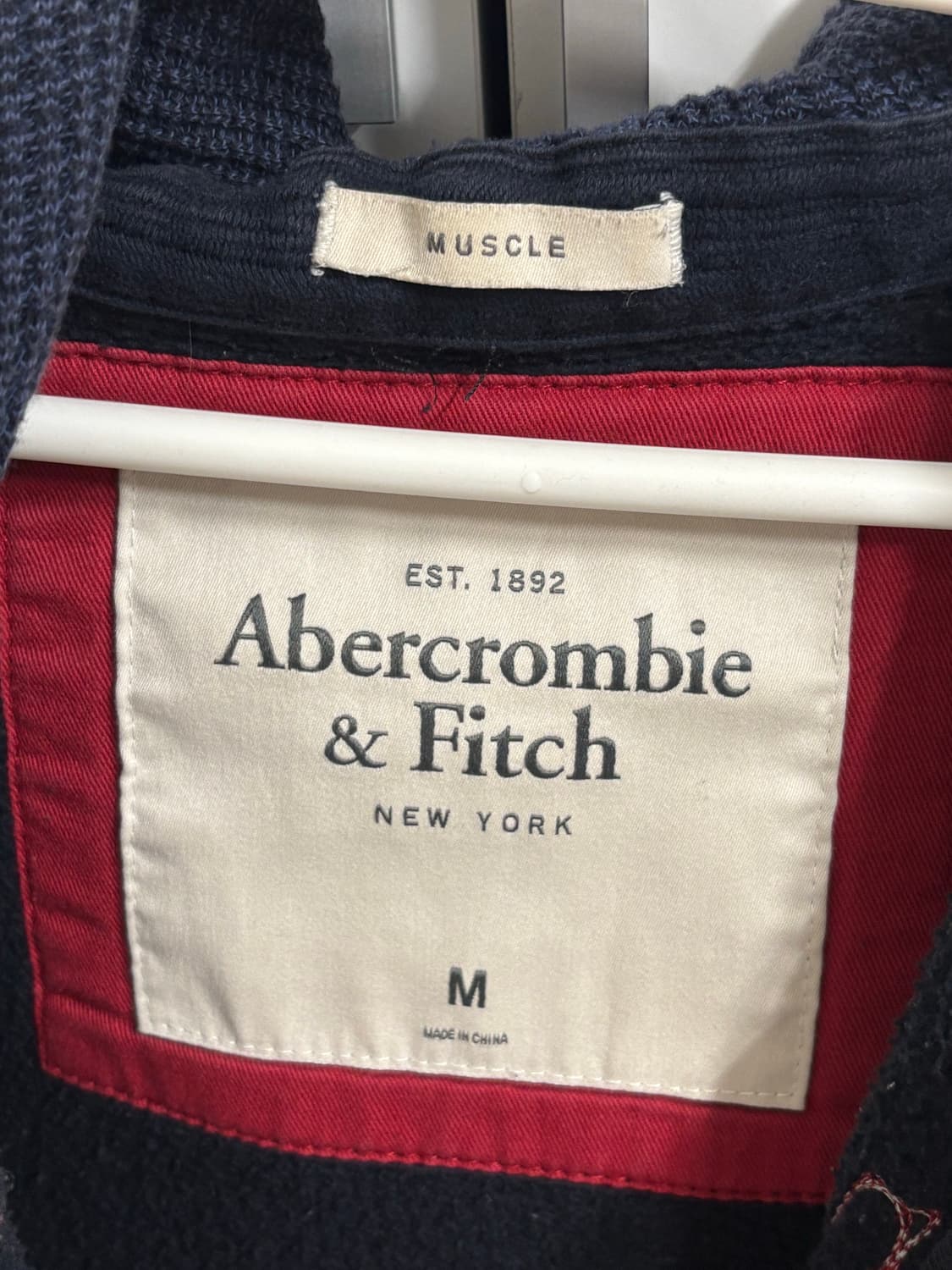 아베크롬비 네이비 후드집업 M 상품이미지3