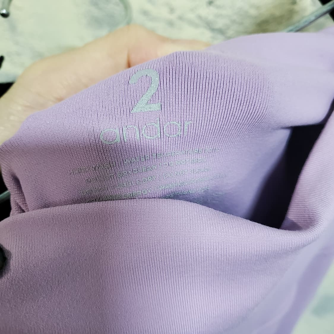 안다르 라벤더 레깅스 요가 필라테스 운동복  상품이미지4