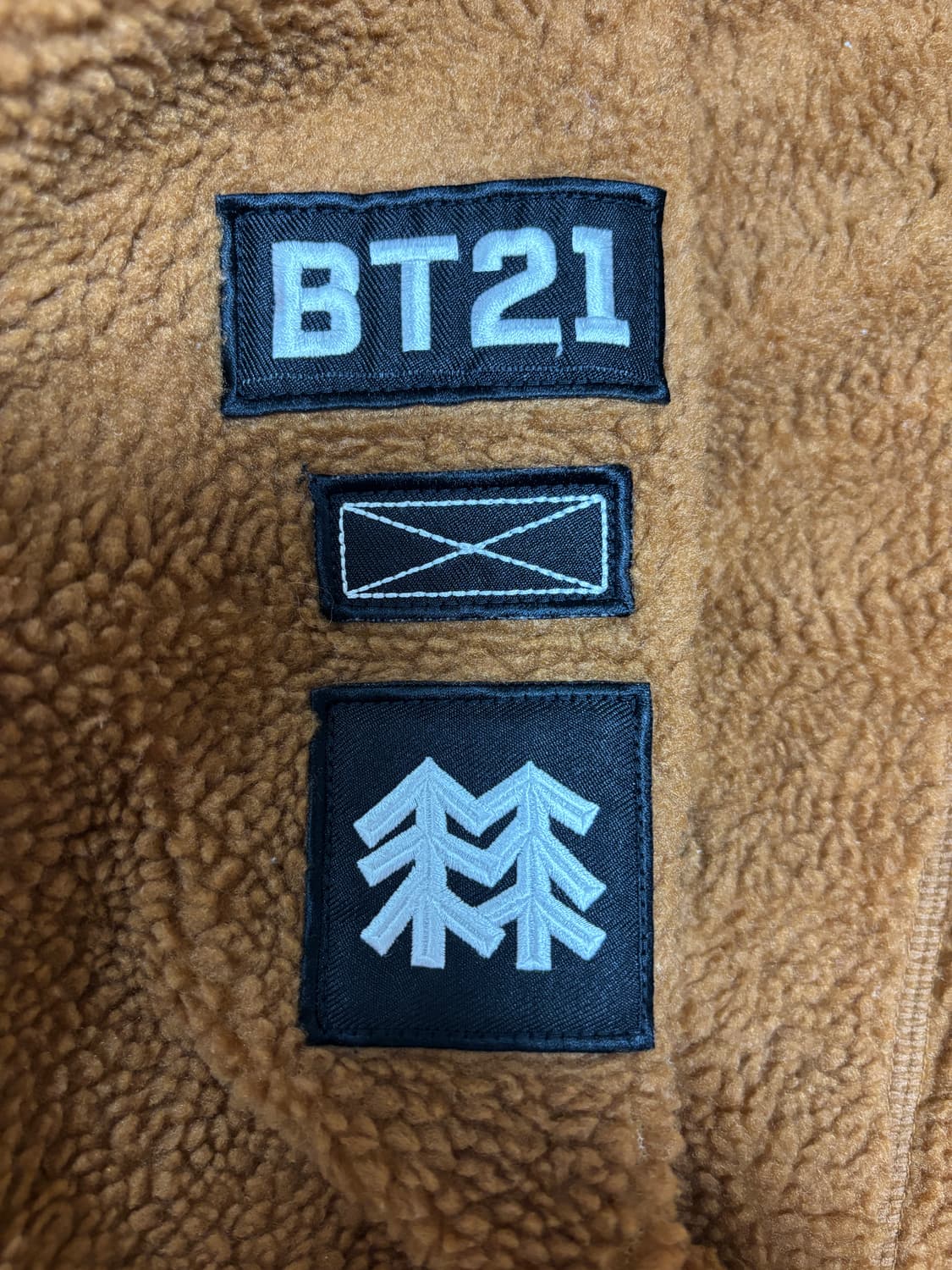 코오롱 스포츠 BTS 콜라보 후리스 자켓 상품이미지2