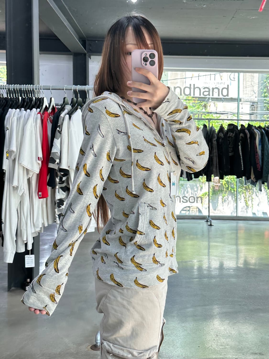 히스테릭글래머 x 앤디워홀 루즈 후드집업 상품이미지4