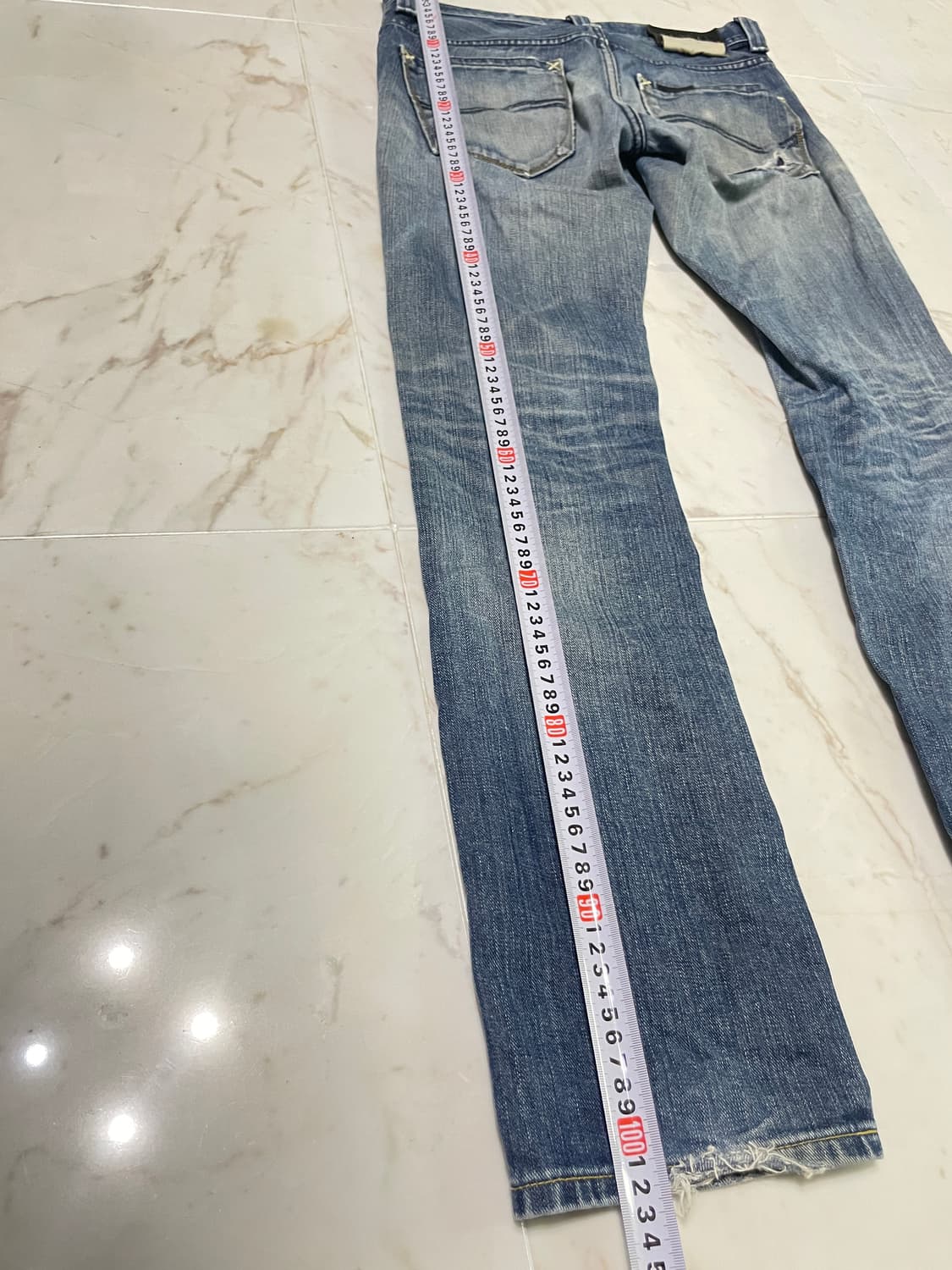 LEE 라이더스 블랙스티치 일본 빈티지 청S사이즈 상품이미지7