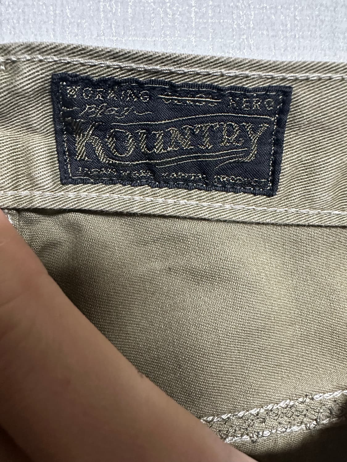 캐피탈 배기팬츠 카키 샹페트르 리메이크 상품이미지4