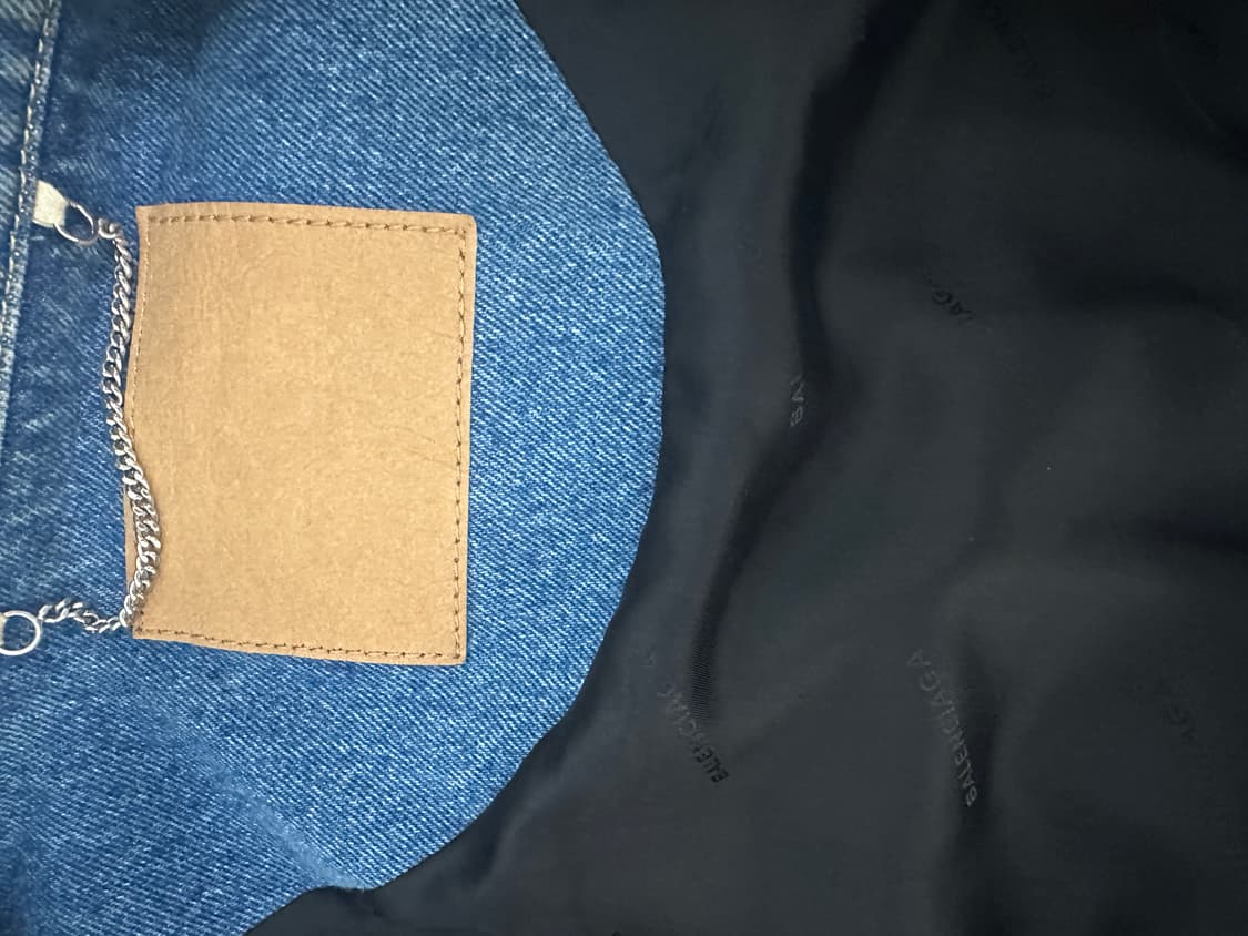 발렌시아가 숄더패드 데님자켓  상품이미지3