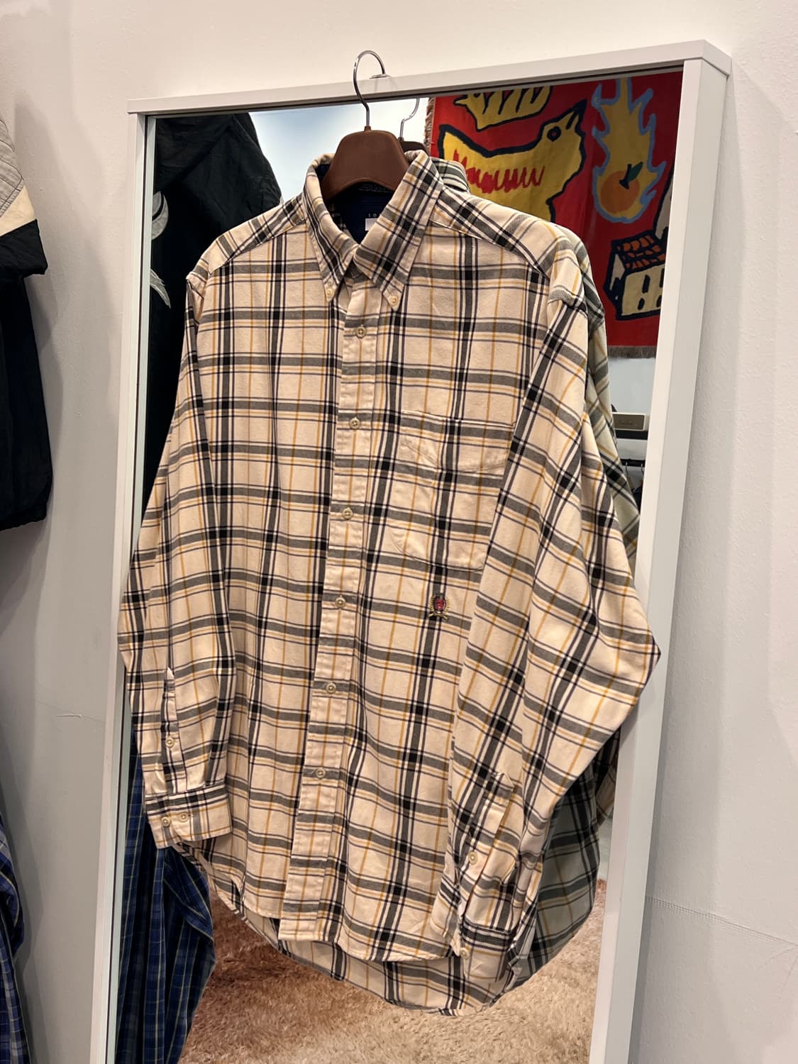 90s Tommy Hilfiger 타미힐피거 체크 셔츠 상품이미지1