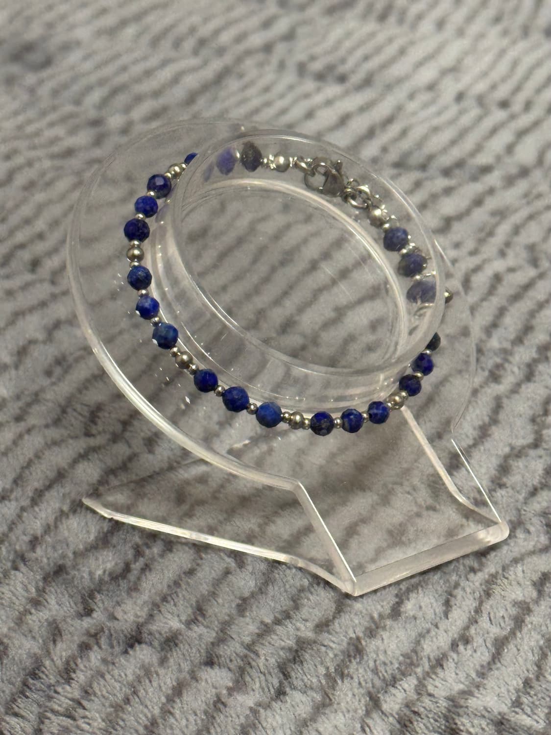 (핸드메이드) 천연석 라피스라줄리 랍스터 원석팔찌 상품이미지2