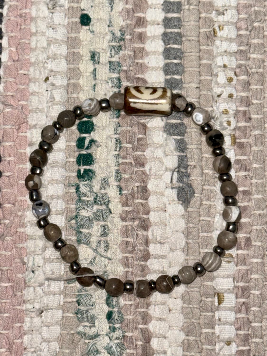 핸드메이드 보헤미안 빈티지 우드팔찌 상품이미지2