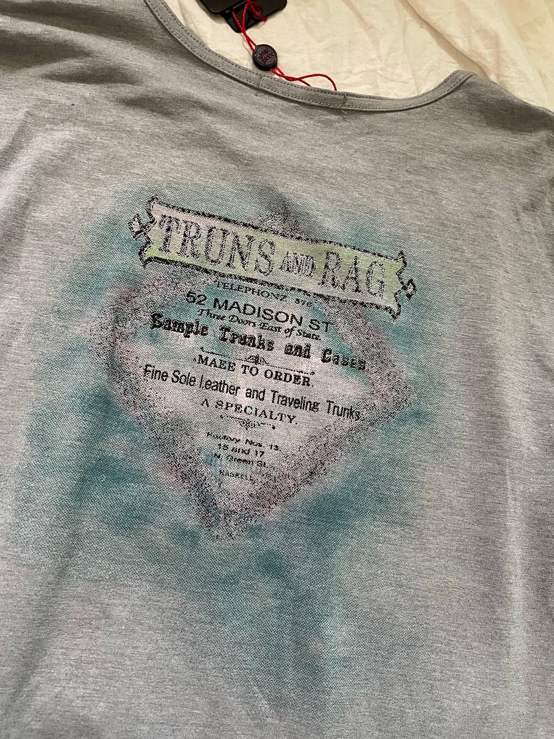     빈티지 플라워 그래픽 레이스 롱슬리브 티 상품이미지6