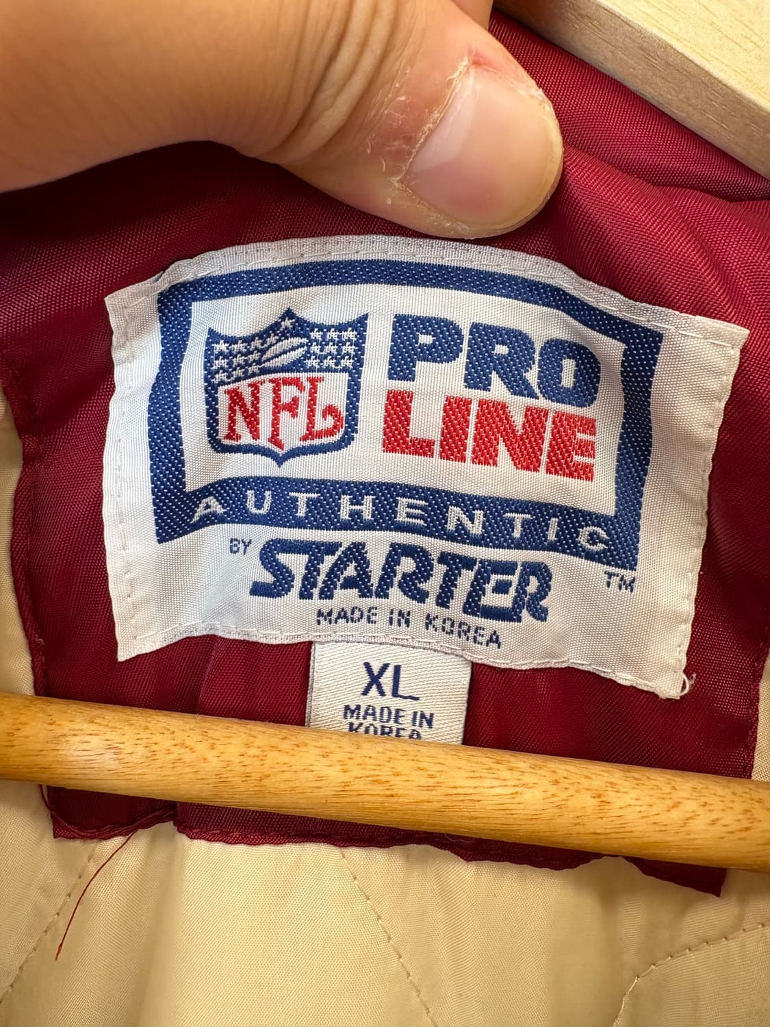 스타터 90s NFL 샌프란시스코 후드 돕바 상품이미지7