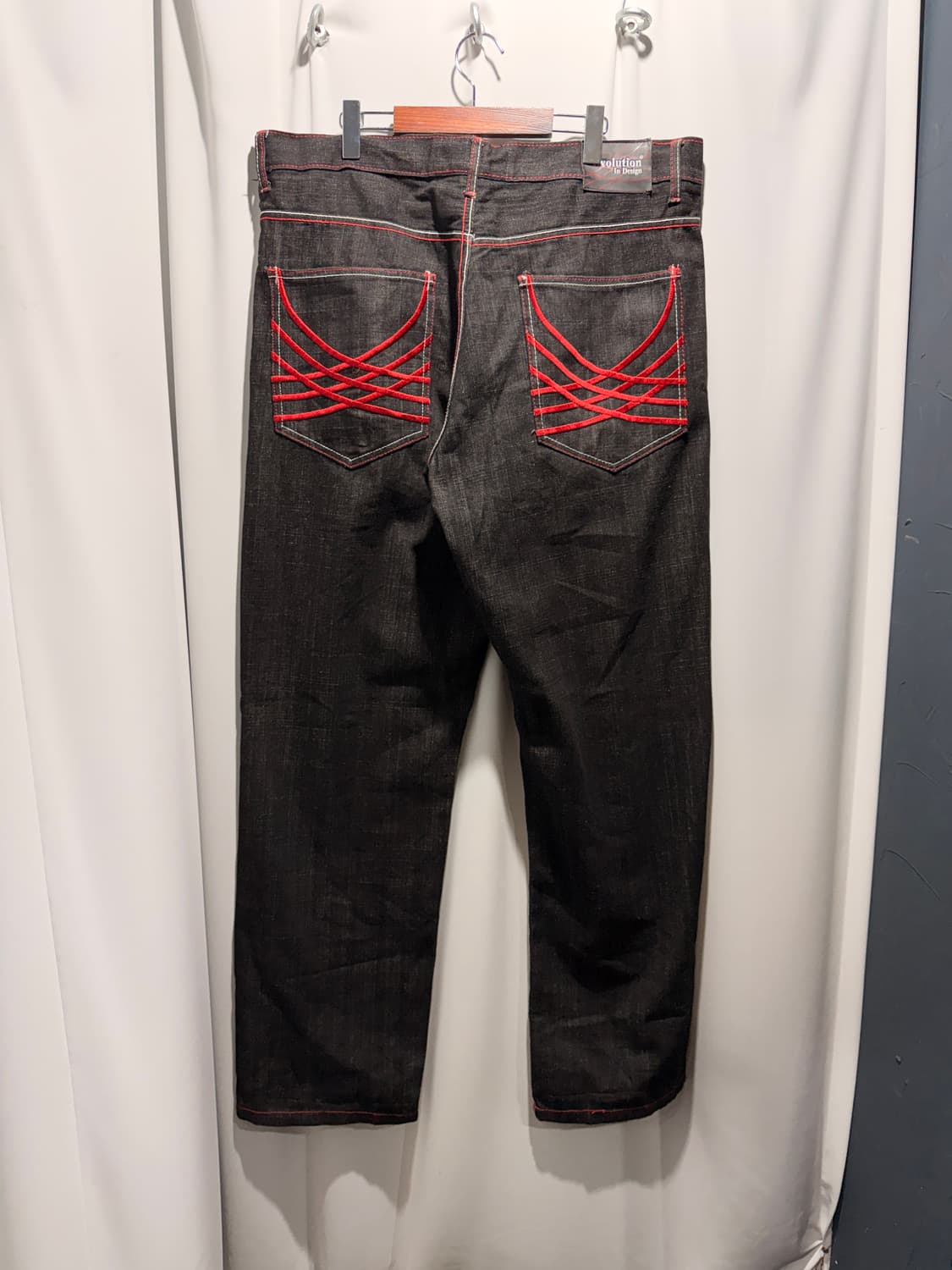 홀리스터 레드 작사 후드집업 + 에볼루션 흑청 힙합 팬츠 세트 상품이미지9