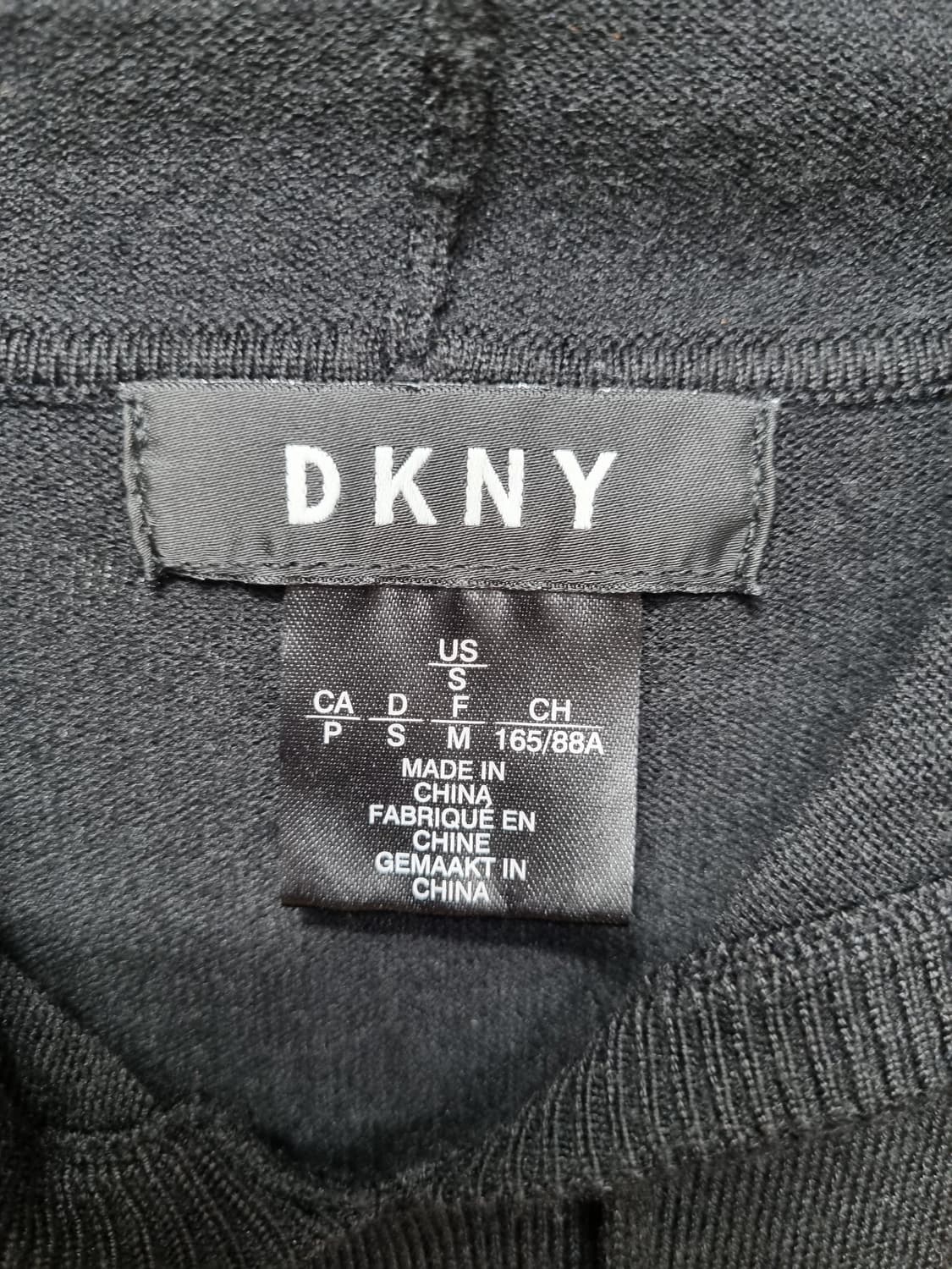DKNY 블랙 후드 니트원피스 상품이미지4