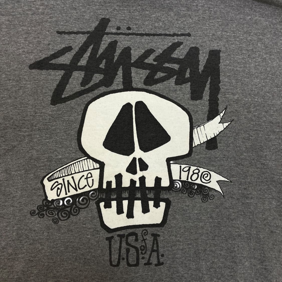 stussy skull long sleeve 상품이미지5