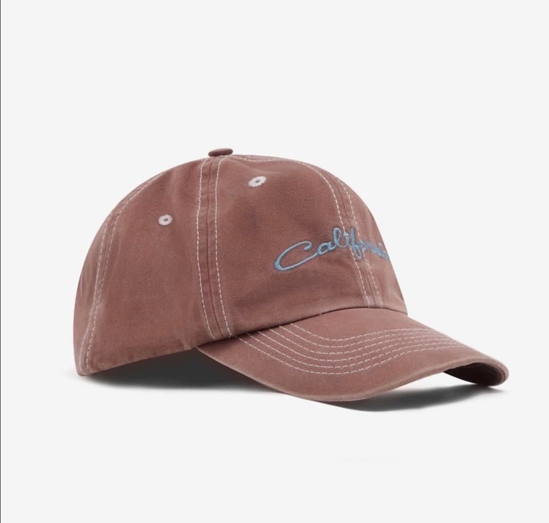 F/ ERL 캘리포니아 볼캡 26SS 브라운 상품이미지2