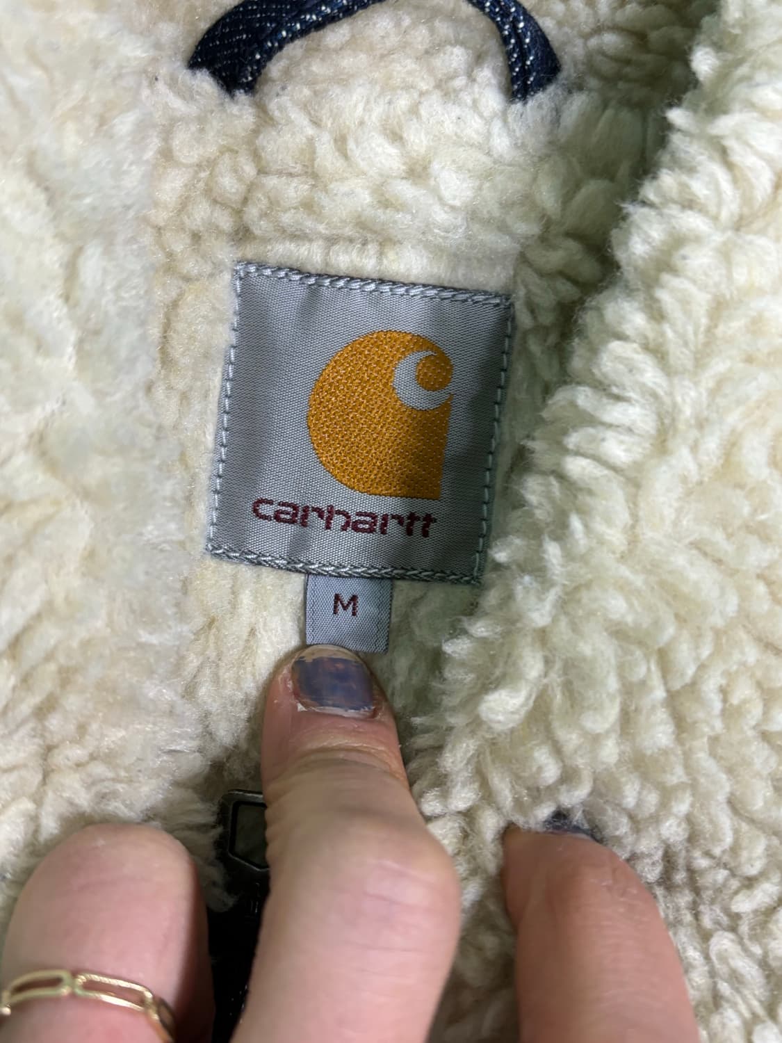 칼하트 데님 양털자켓 상품이미지4