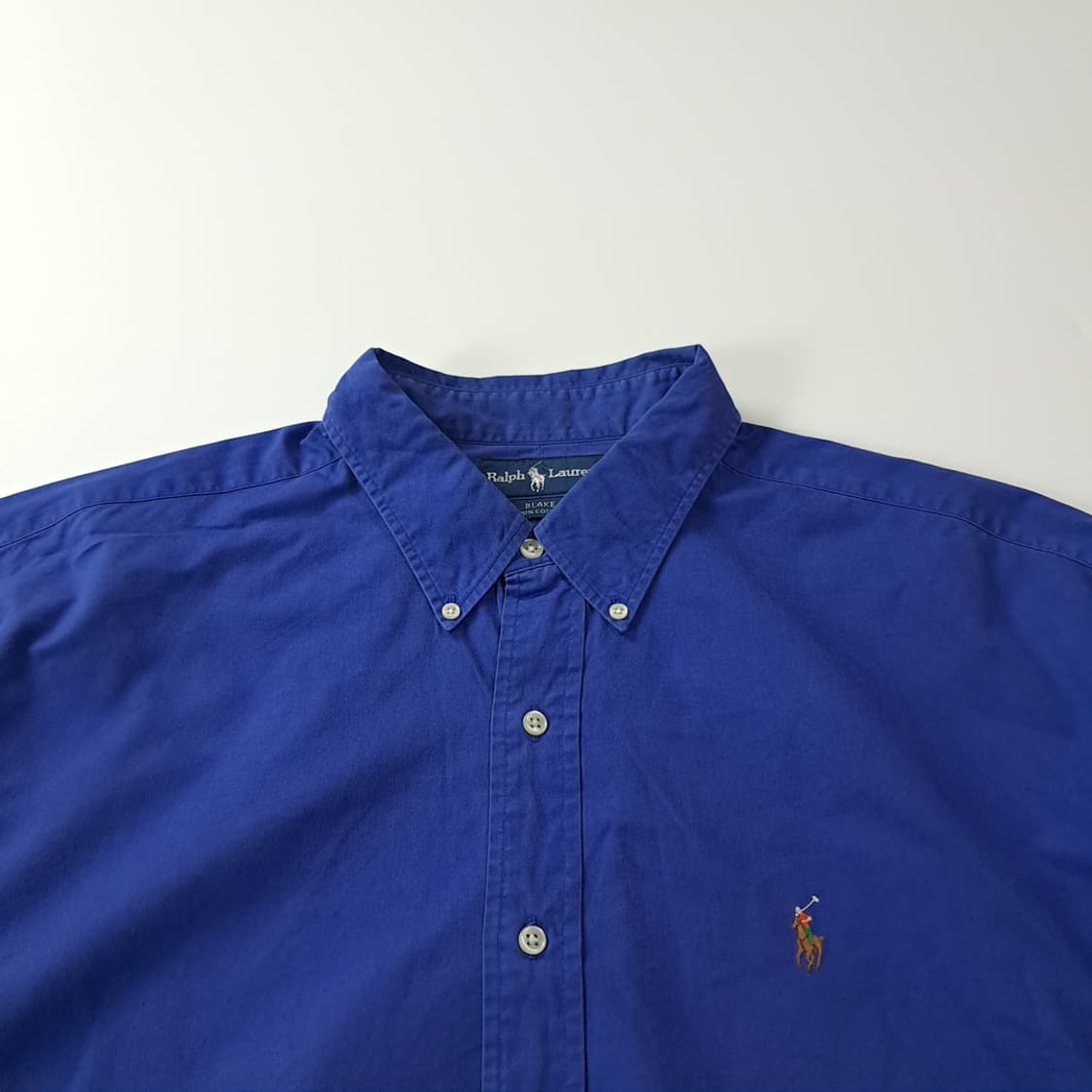 CK770 2XL 폴로 90s 멀티포니 로열블루 반팔 셔츠 남방 상품이미지2
