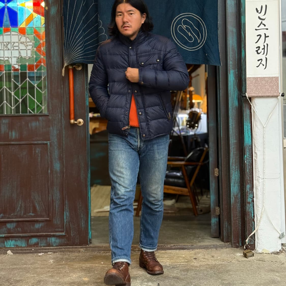 폴로 랄프로렌 라이트웨이트 다운 패디드 자켓 L 상품이미지7