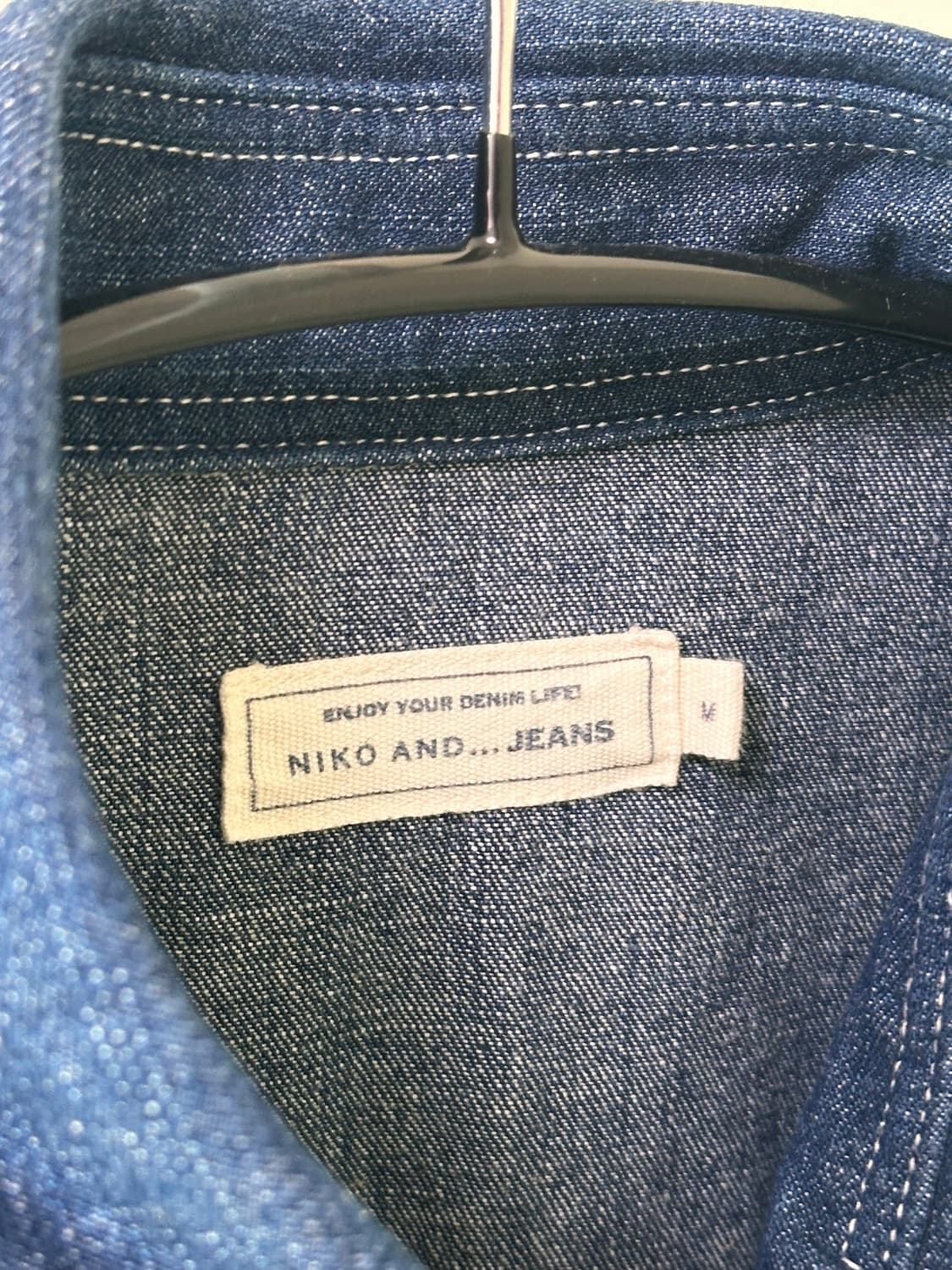 NIKO AND JEANS 데님 셔츠 m(실사이즈 100 ~105) 상품이미지3