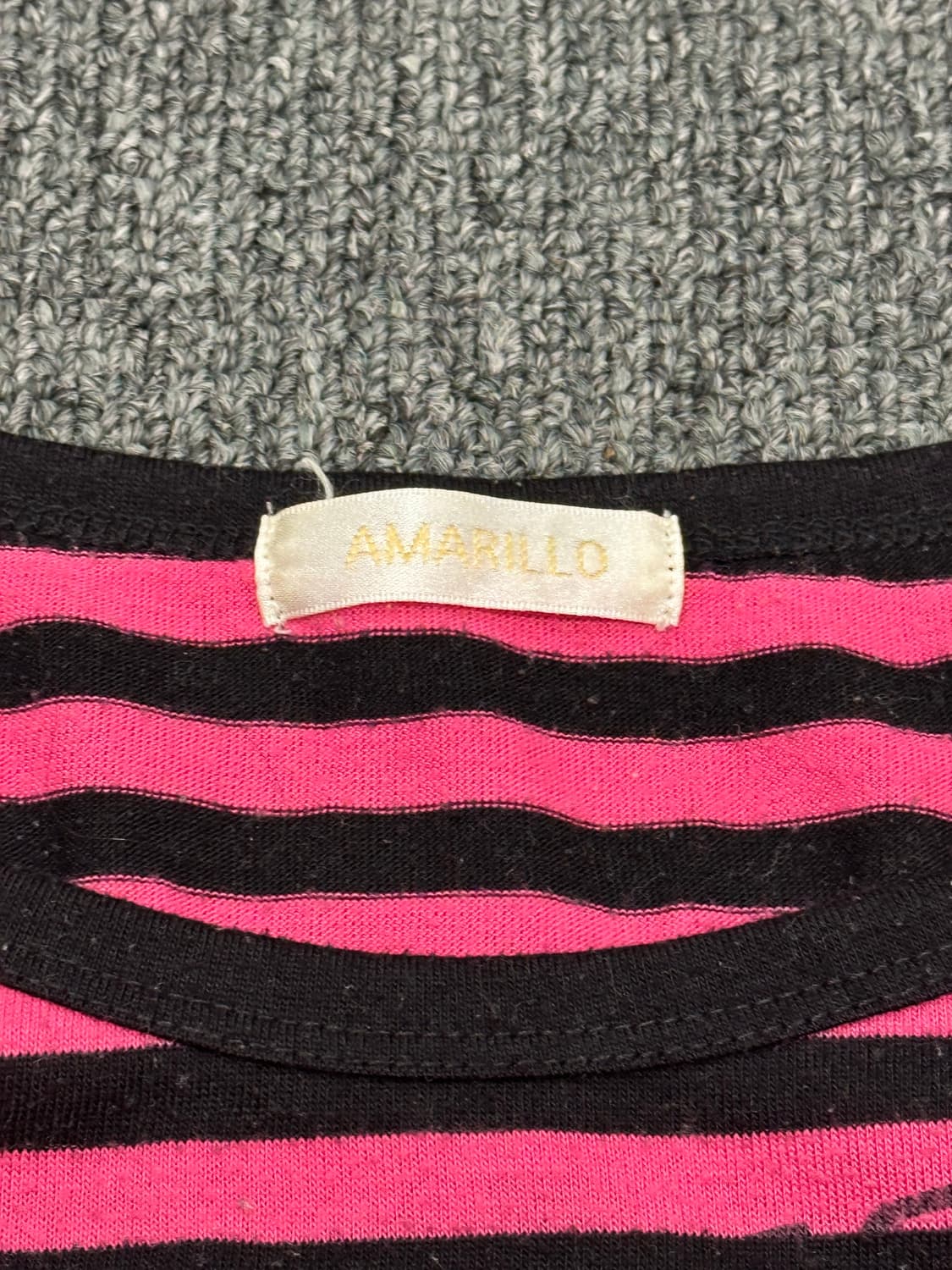 M)Japanese vintage 여성 펑크 스트라이프 롱슬리브 상품이미지4