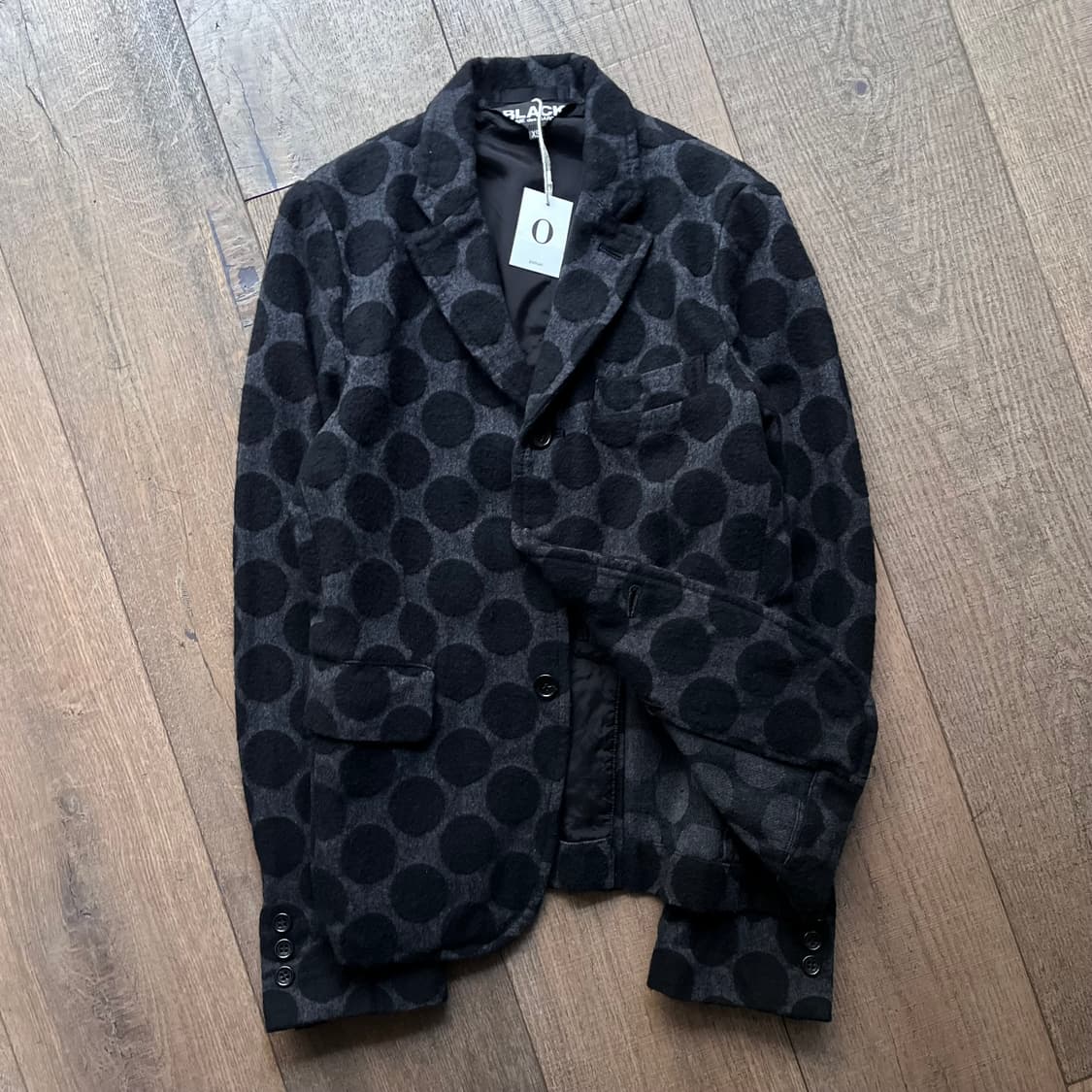 Hairy Big Dot Wool Jacket 상품이미지5