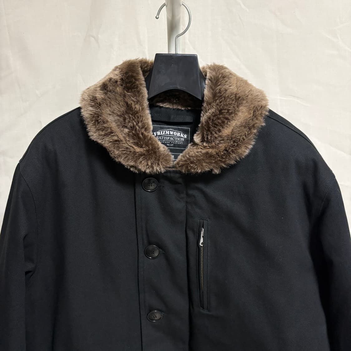 프리즘웍스 N-1 덱자켓 / 블랙, L 상품이미지2