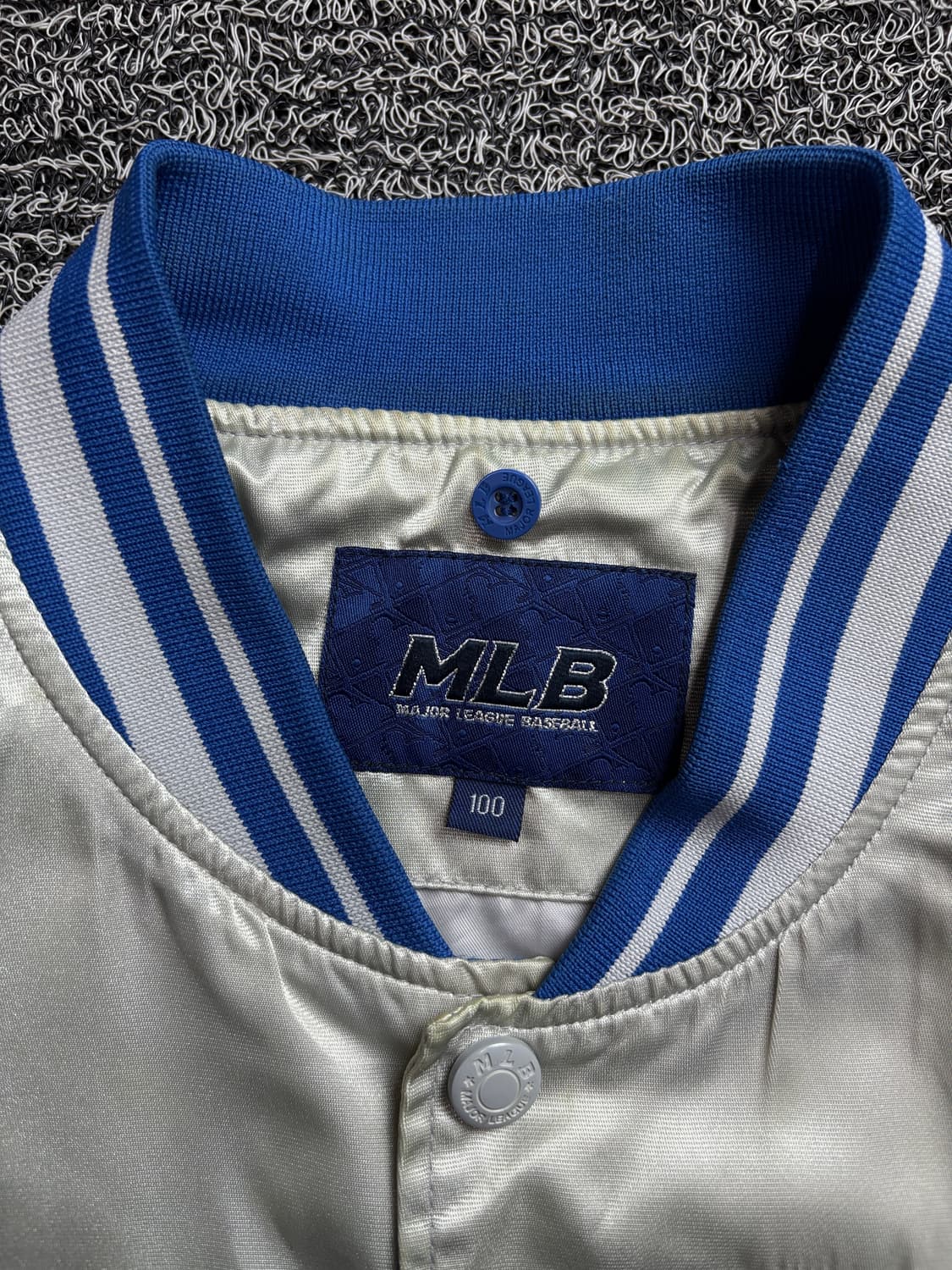 MLB 뉴욕양키스 사틴 봄버 바시티 점퍼 자켓 2008 상품이미지4