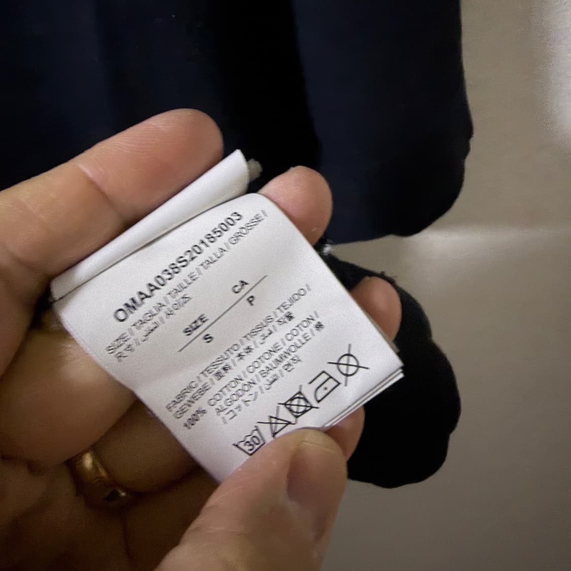 오프화이트 OMAA038S20185003 반팔티셔츠 S (100) 상품이미지8