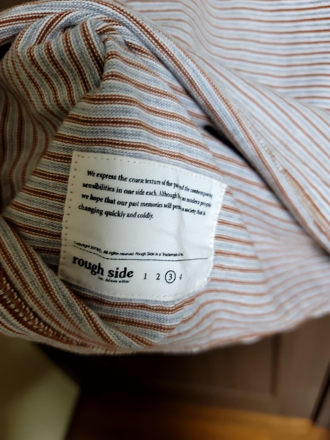 러프사이드 스트라이프 티셔츠 3사이즈 상품이미지4