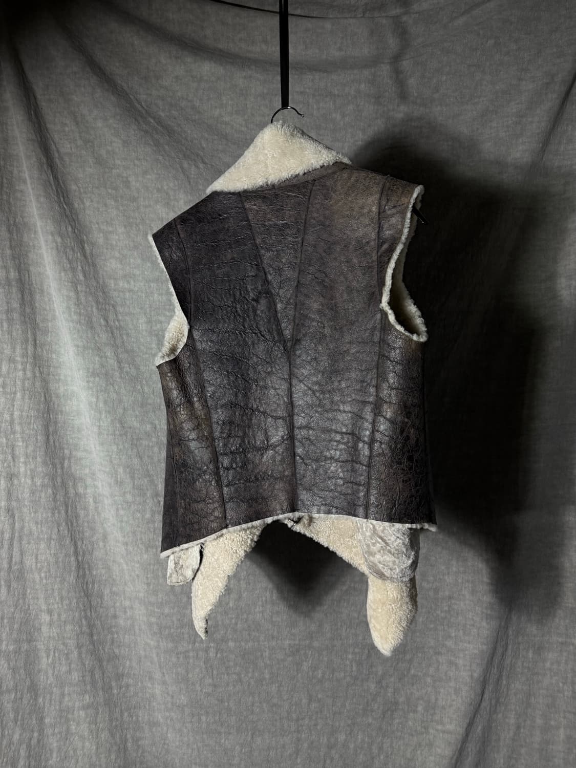 Helmut Lang Shearling Mustang Vest 상품이미지6