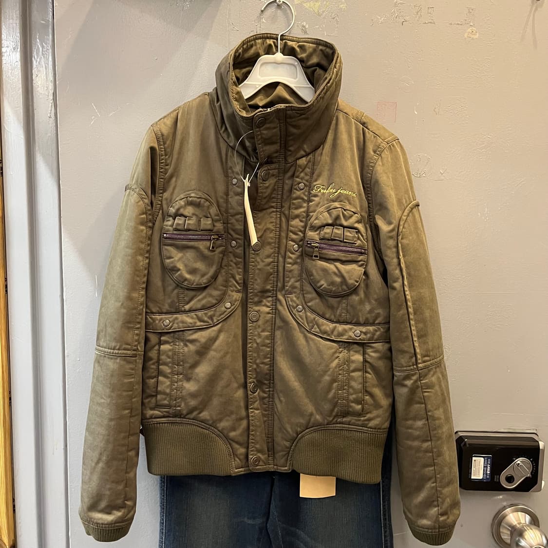 빈티지 후부 겨울 자켓 상품이미지1